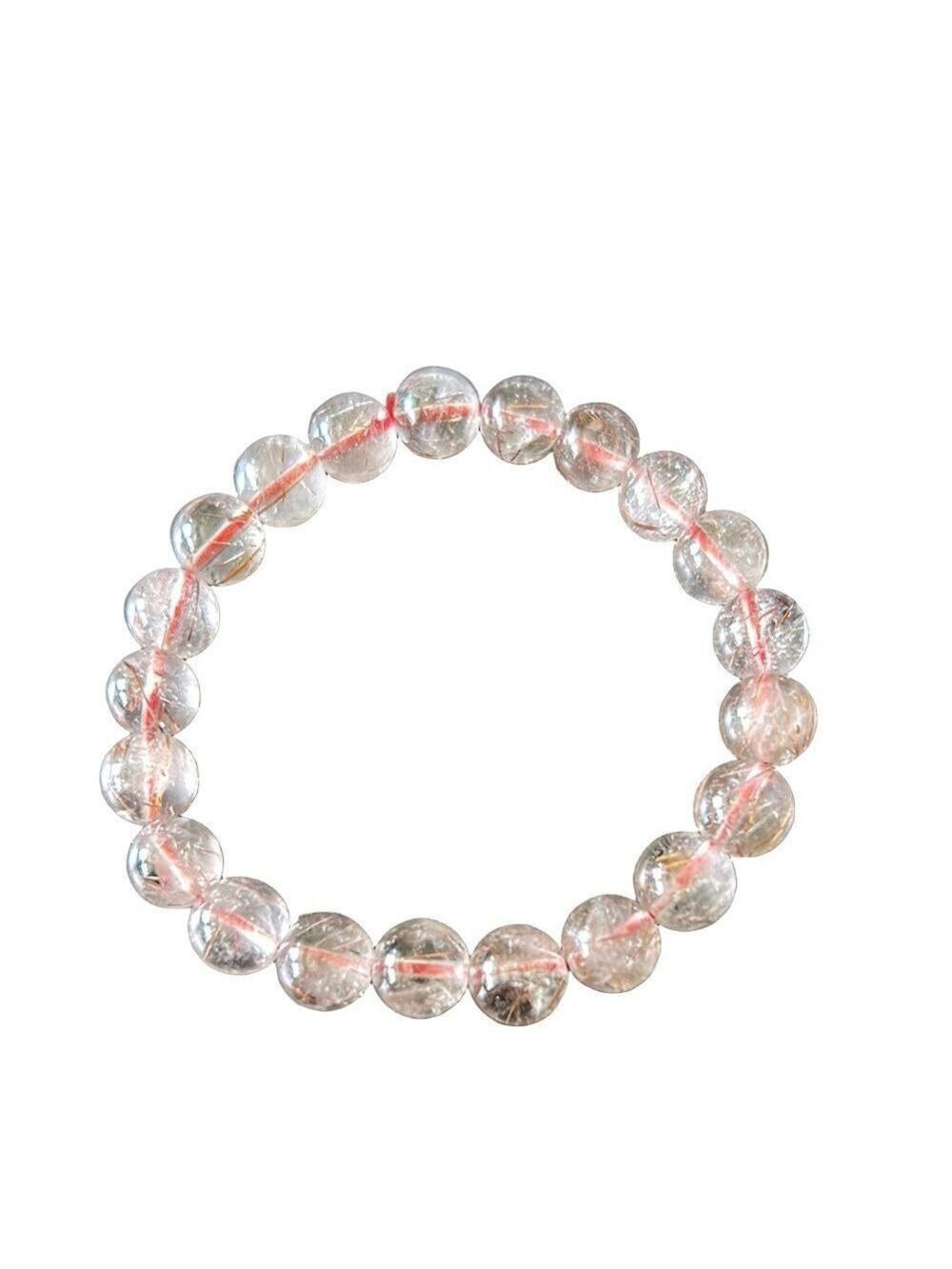 Red Rutilated Quartz Bracelet new opportunities, motivation and higher purpose